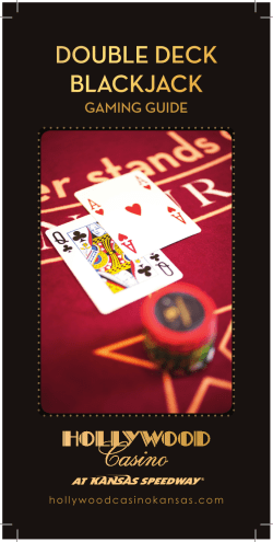 double deck blackjack - Hollywood Casino at Kansas Speedway