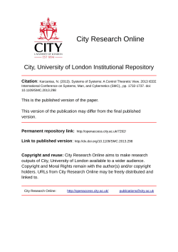 Emergent and Adaptive Systems of Systems