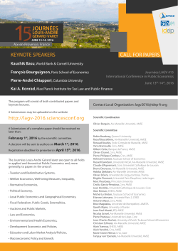 call for papers - Sciencesconf.org
