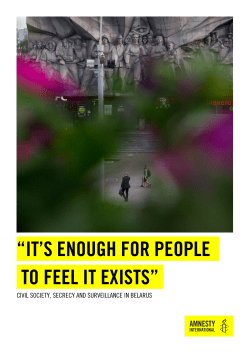 it`s enough for people to feel it exists