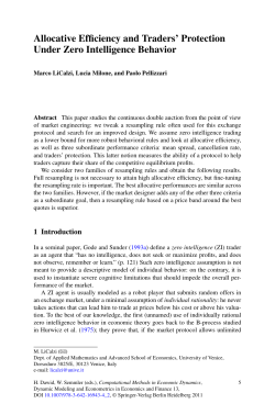 Allocative Efficiency and Traders` Protection Under Zero