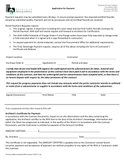 HUD-51001 - Rochester Housing Authority