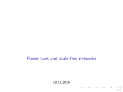 Power laws and scale