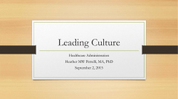 Leadership Culture