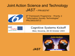 Joint-Action Science and Technology