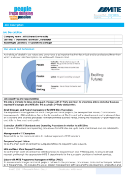 Job description template