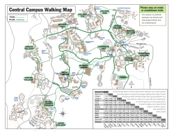 Central Campus Walking Map
