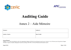 Annex 2 - Auditing Guide