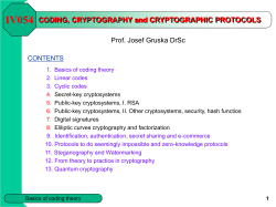 CHAPTER 01 - Basics of coding theory