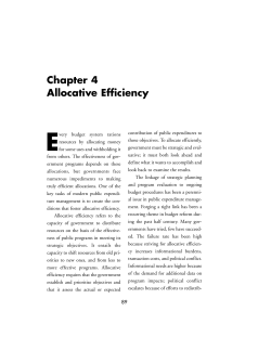 Allocative efficiency