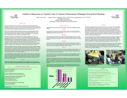 Children`s Responses to Teacher`s Use of Literacy Enhancement