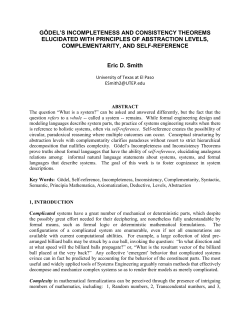 G&ouml;del*s Incompleteness and Consistency Theorems Elucidated with