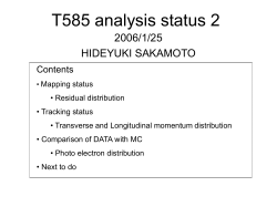 KEK Test beam analysis