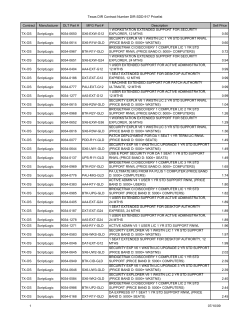 Contract Manufacturer DLT Part # MFG Part # Description Sell Price