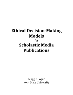 Ethical Decision-Making Models