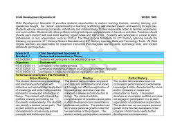 Child Development Specialist III