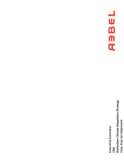 CBA Rotterdam Climate Adaptation Strategy