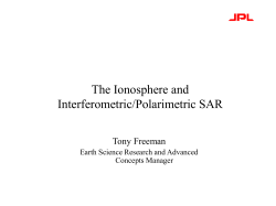 Ionospheric Effects