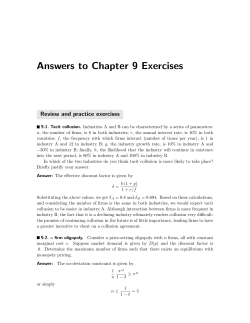 Answers to Chapter 9 Exercises
