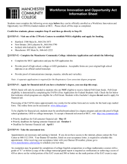 seven-step process - Manchester Community College
