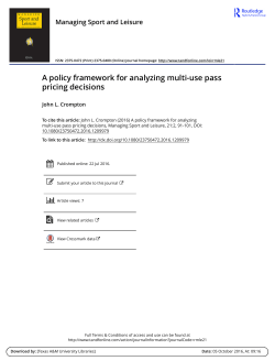 A policy framework for analyzing multi