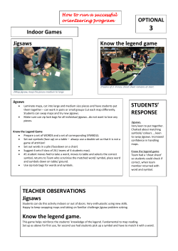 OPTIONAL Jigsaws Indoor Games STUDENTS` RESPONSE
