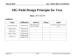 VHT-SIG Field