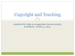 Copyright and You