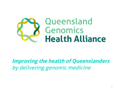 QGHA Round One Project Fund - Webinar 2 Information Session