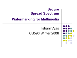 Secure Spread Spectrum Watermarking for Multimedia