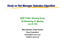 Agenda - Working Group