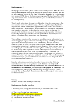 Reading passage 1