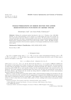Characterizations of error bounds for lower semicontinuous
