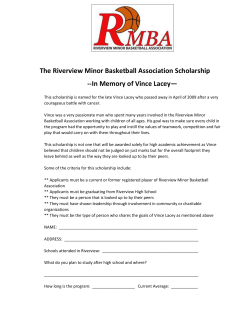 The Riverview Minor Basketball Association