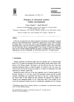 Distances in benzenoid systems: Further developments