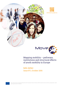MOVE Info-letter Issue 1