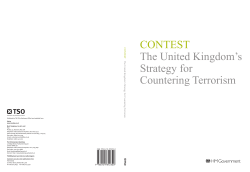 CONTEST: the United Kingdom`s strategy for countering terrorism