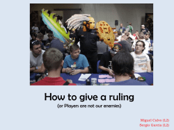 Players are not our enemies