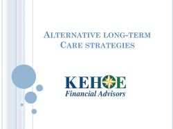 Alternative long term strategies