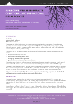 subjective wellbeing impacts of national and sub