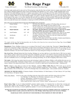 The Rage Page - University of Michigan