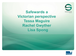 Key Aims of the Safewards Model