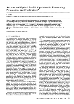 Adaptive and Optimal Parallel Algorithms for Enumerating