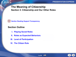 civics_03_03 Citizenship and Our Other Roles