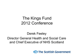 Scotland: why quality is the best response to the