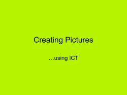 Creating Pictures
