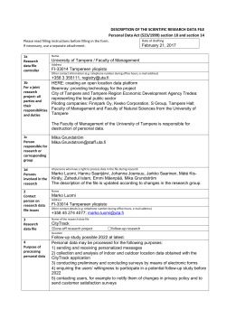 DESCRIPTION OF THE SCIENTIFIC RESEARCH DATA