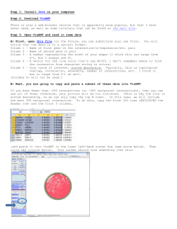 Running VisANT to make pictures for modules
