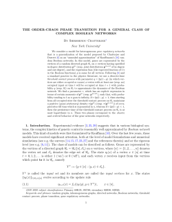 The order-chaos phase transition for a general class of complex