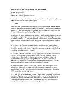Organizer Position With Kentuckians For The Commonwealth Job